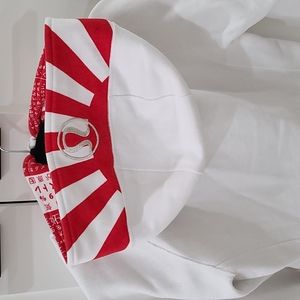 lululemon athletica White and Red Women's Top